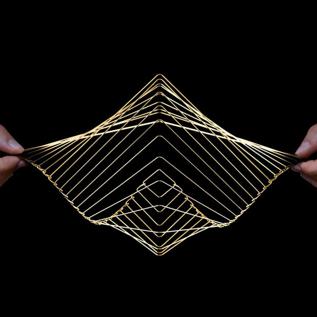Square Wave Gold by Kinetrika. Available soon at the MoMA Museum in NY