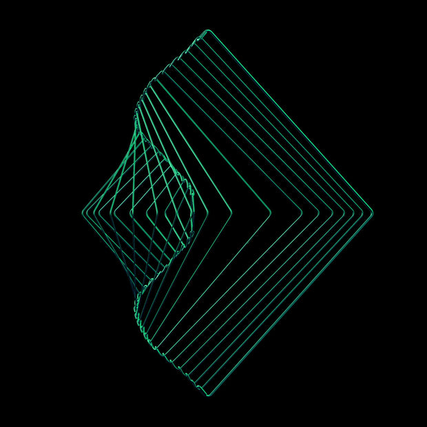 Square Wave_ Mind-Bending Kinetic Spinner by Ivan Black